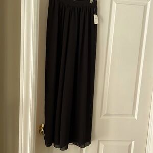 Karen Lawrence black, fully lined palazzo pants